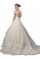 Avorio Abito da ballo Scoop Senza spalline Tulle Pizzo Abiti da sposa AllIngrosso