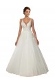Avorio Abito da ballo Sottili Tulle Pizzo Boho Abiti da sposa AllIngrosso