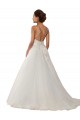 Avorio Abito da ballo Sottili Tulle Pizzo Boho Abiti da sposa AllIngrosso