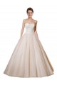Avorio & Champagne Abito da ballo Innamorato Tulle Pizzo Abiti da sposa AllIngrosso