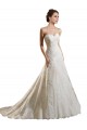 Avorio & Champagne Linea A Innamorato Tulle Pizzo Abiti da sposa AllIngrosso