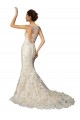 Avorio & Champagne Stile sirena Illusione Tulle Pizzo Classico Abiti da sposa AllIngrosso