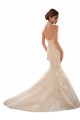 Avorio & Champagne Stile sirena Innamorato Tulle Pizzo Abiti da sposa AllIngrosso