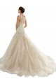 Avorio & Champagne Stile sirena Innamorato Tulle Pizzo Abiti da sposa AllIngrosso