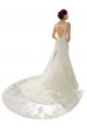 Avorio & Champagne Stile sirena Scollatura a V Tulle Pizzo Abiti da sposa AllIngrosso