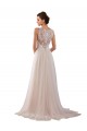 Avorio Linea A Alto Collo Tulle Pizzo Boho Abiti da sposa AllIngrosso