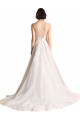 Avorio Linea A Illusione Tulle Abiti da sposa AllIngrosso
