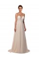 Avorio Linea A Illusione Tulle Pizzo Abiti da sposa AllIngrosso