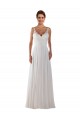 Avorio Linea A Innamorato Chiffona Classico Boho Abiti da sposa AllIngrosso