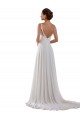 Avorio Linea A Innamorato Chiffona Classico Boho Abiti da sposa AllIngrosso