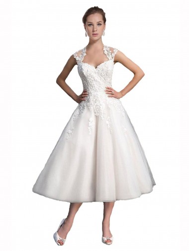 Avorio Linea A Innamorato Tulle Pizzo Spiaggia Abiti da sposa AllIngrosso