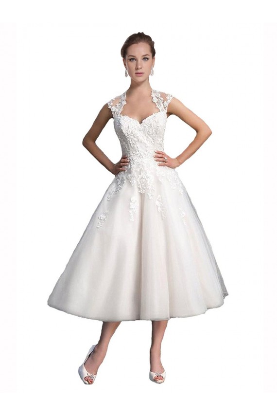 Avorio Linea A Innamorato Tulle Pizzo Spiaggia Abiti da sposa AllIngrosso
