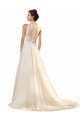 Avorio Linea A Scollatura a V Tulle Abiti da sposa AllIngrosso