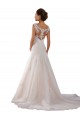 Avorio Linea A Scoop Tulle Abiti da sposa AllIngrosso