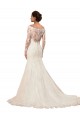Avorio Stile sirena Barca Pizzo Abiti da sposa AllIngrosso