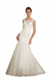 Avorio Stile sirena Barca Tulle Pizzo Abiti da sposa AllIngrosso