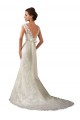 Avorio Stile sirena Illusione Tulle Pizzo Abiti da sposa AllIngrosso