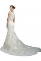 Avorio Stile sirena Illusione Tulle Spiaggia Abiti da sposa AllIngrosso