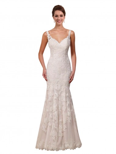 Avorio Stile sirena Innamorato Pizzo Abiti da sposa AllIngrosso