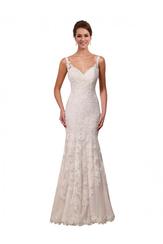 Avorio Stile sirena Innamorato Pizzo Abiti da sposa AllIngrosso
