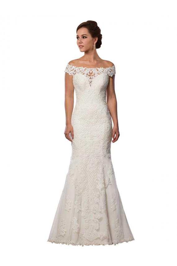 Avorio Stile sirena Pizzo Boho Abiti da sposa AllIngrosso