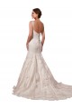 Avorio Stile sirena Scollatura a V Tulle Pizzo Abiti da sposa AllIngrosso