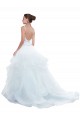 Bianco Abito da ballo Sottili Innamorato Tulle Spiaggia Abiti da sposa AllIngrosso
