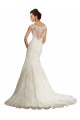 Bianco Stile sirena Barca Pizzo Abiti da sposa AllIngrosso