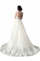 Bianco Stile sirena Innamorato Tulle Pizzo Abiti da sposa AllIngrosso