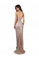 Champagne Stile sirena Scoop Paillettes Lunga Formali Abiti da damigella donore / Abiti da sera / Abiti da ballo AllIngrosso