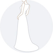 Sweep treno Abiti da sposa AllIngrosso